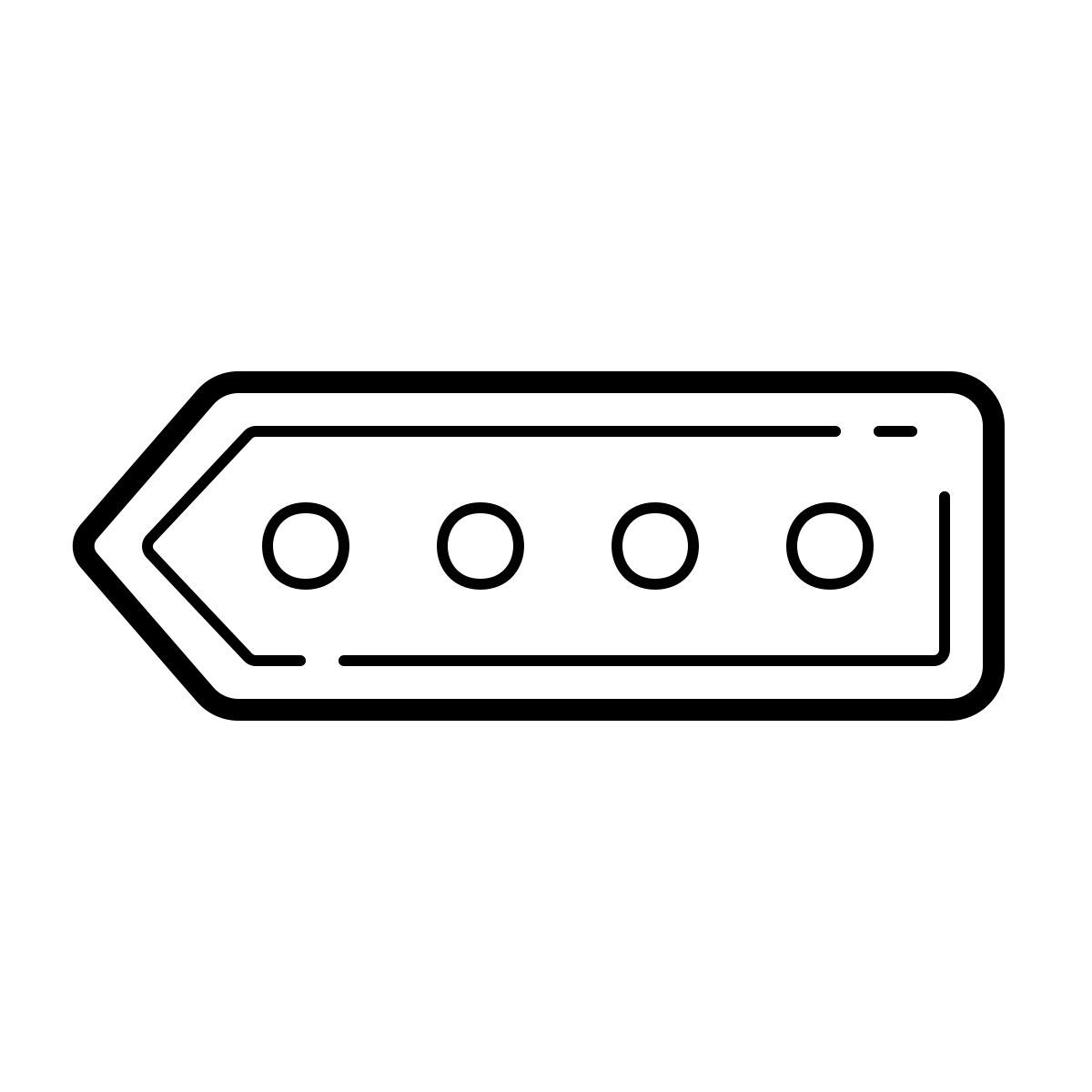 outline hand drawn style 取消4位 icon