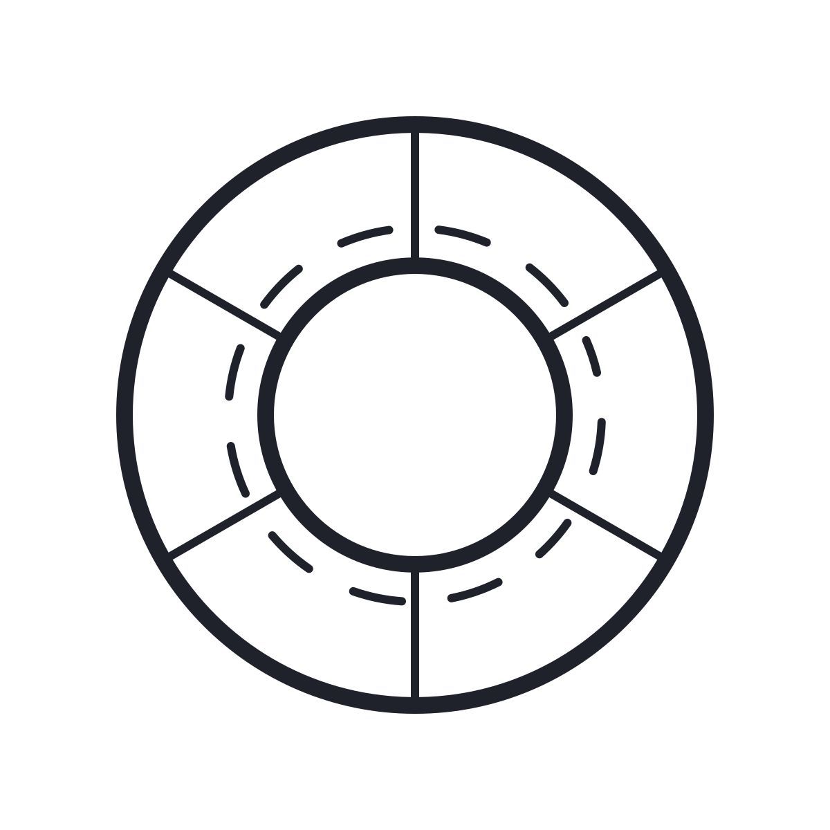 outline hand drawn style modo de color icon