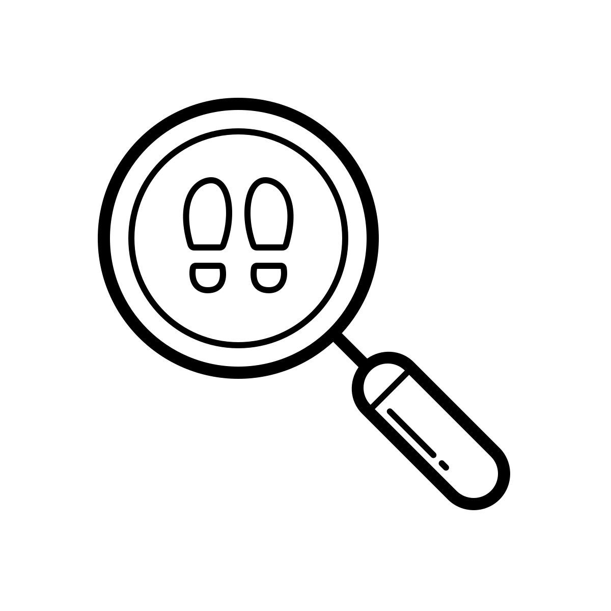 outline hand drawn style 证据 icon