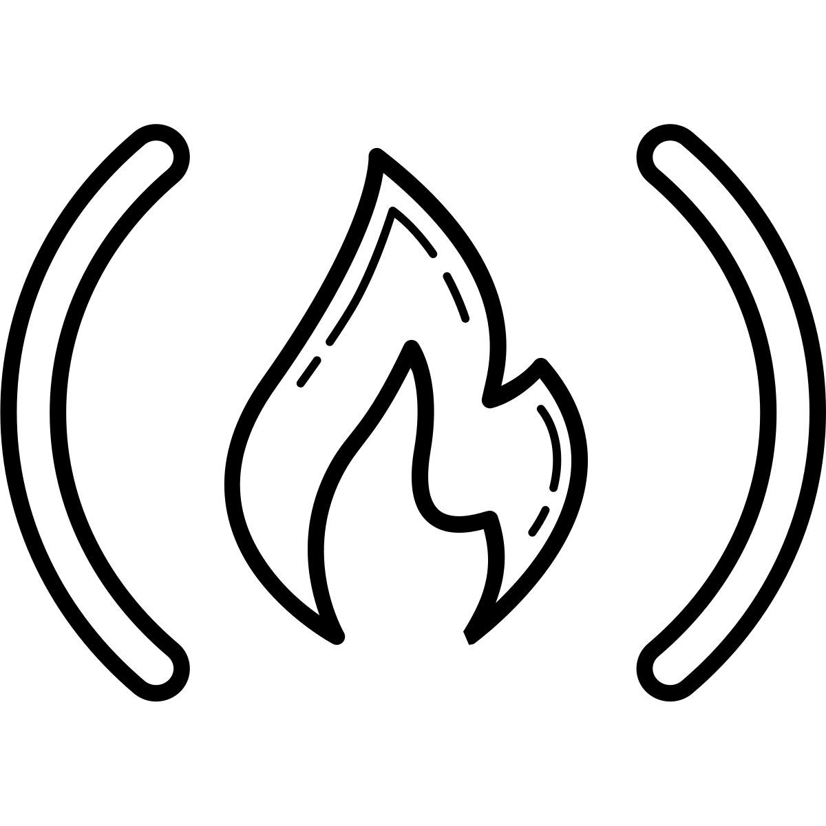 outline hand drawn style 무료 코드 캠프 icon