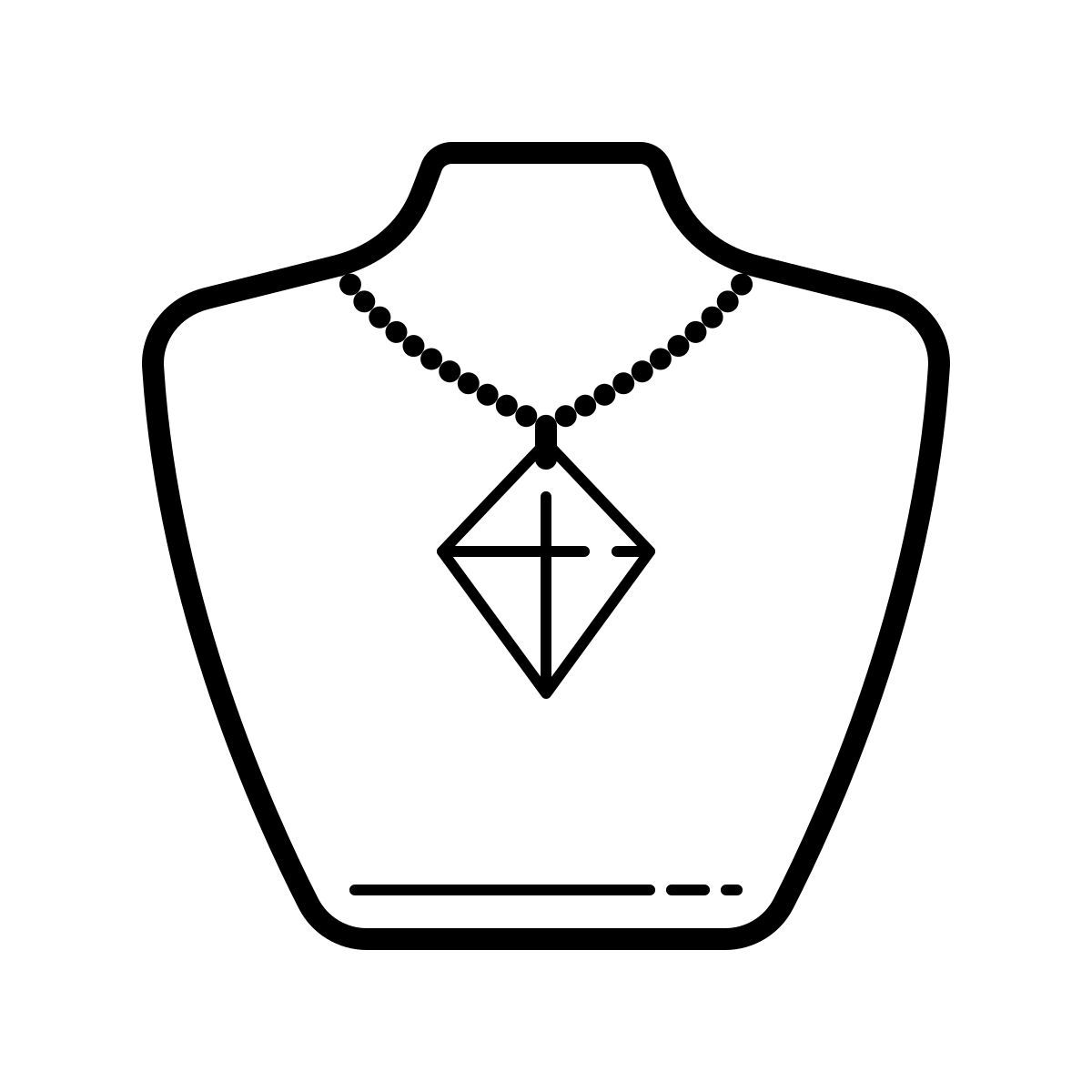 outline hand drawn style schmuck icon