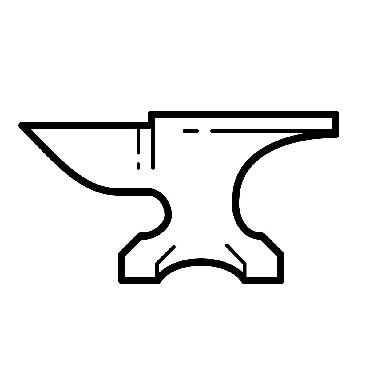 outline hand drawn style 我的世界锻造 icon