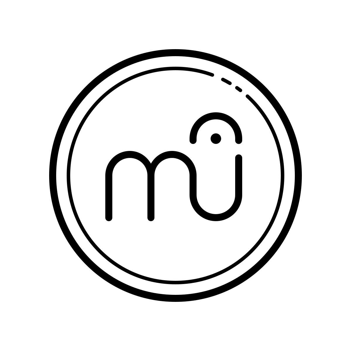 outline hand drawn style musescore icon