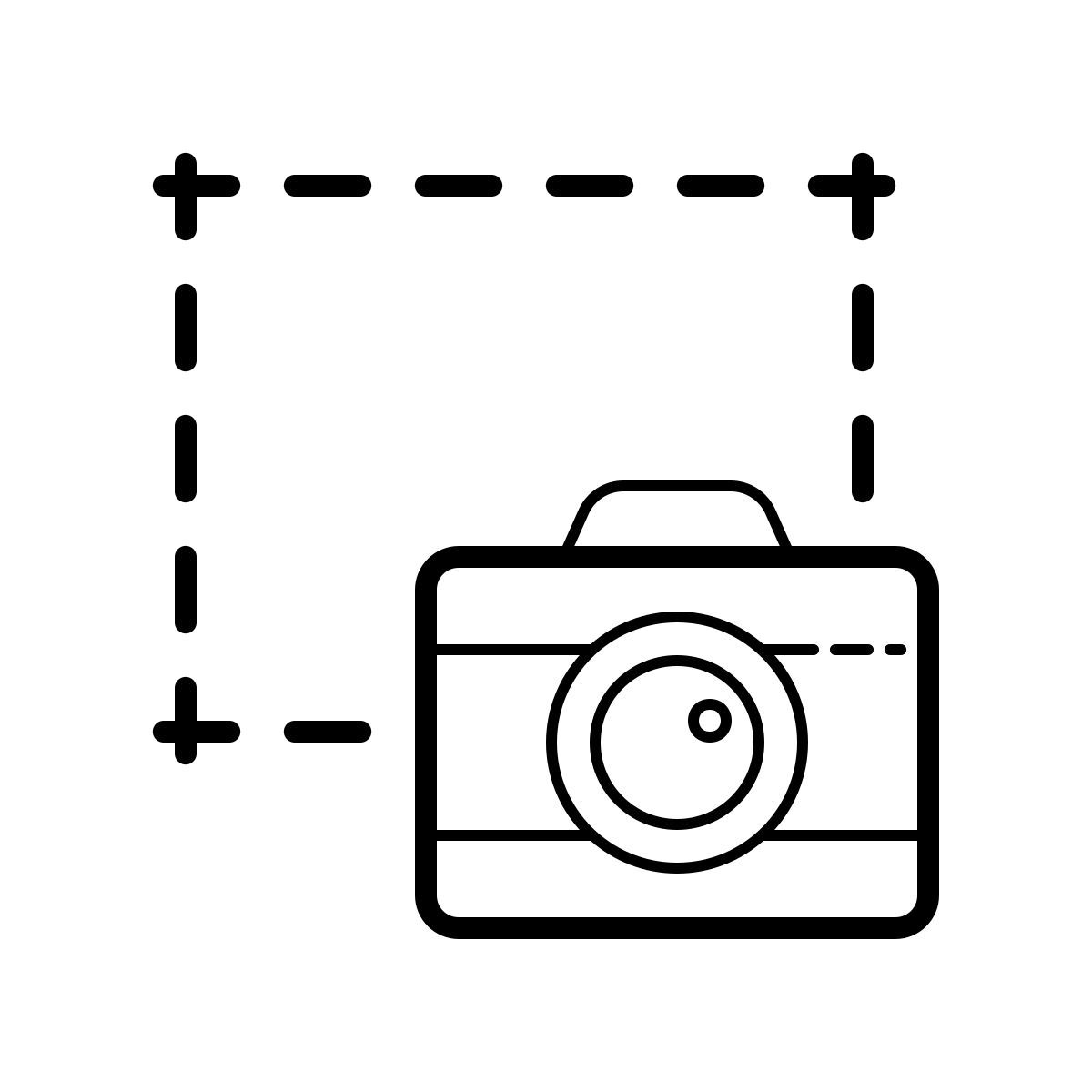 outline hand drawn style screenshot icon