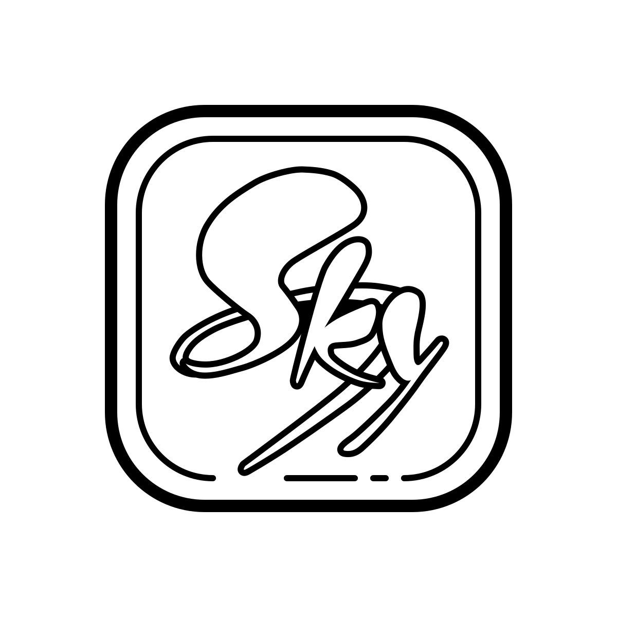 outline hand drawn style 天空之光之子 icon