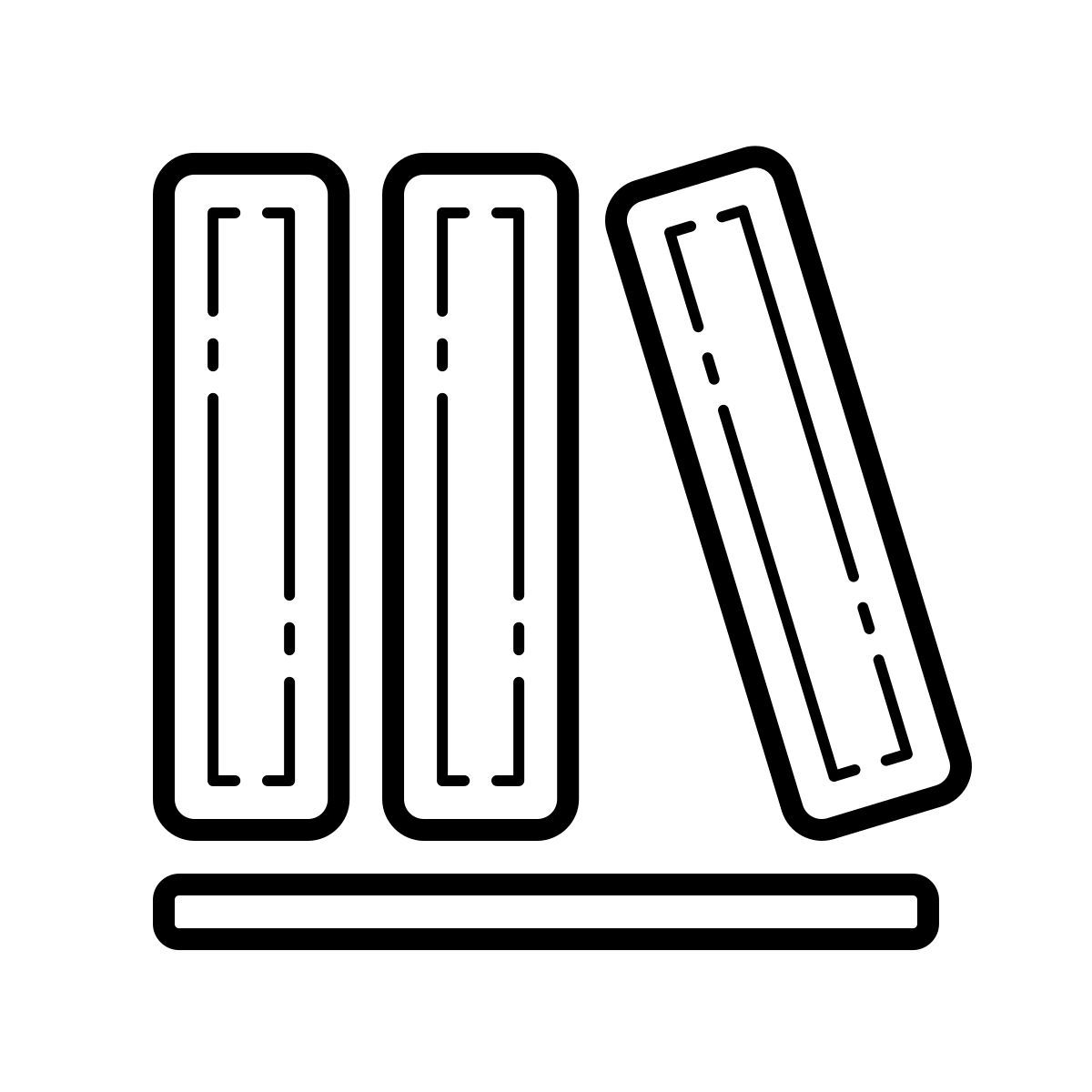 outline hand drawn style storygraph icon