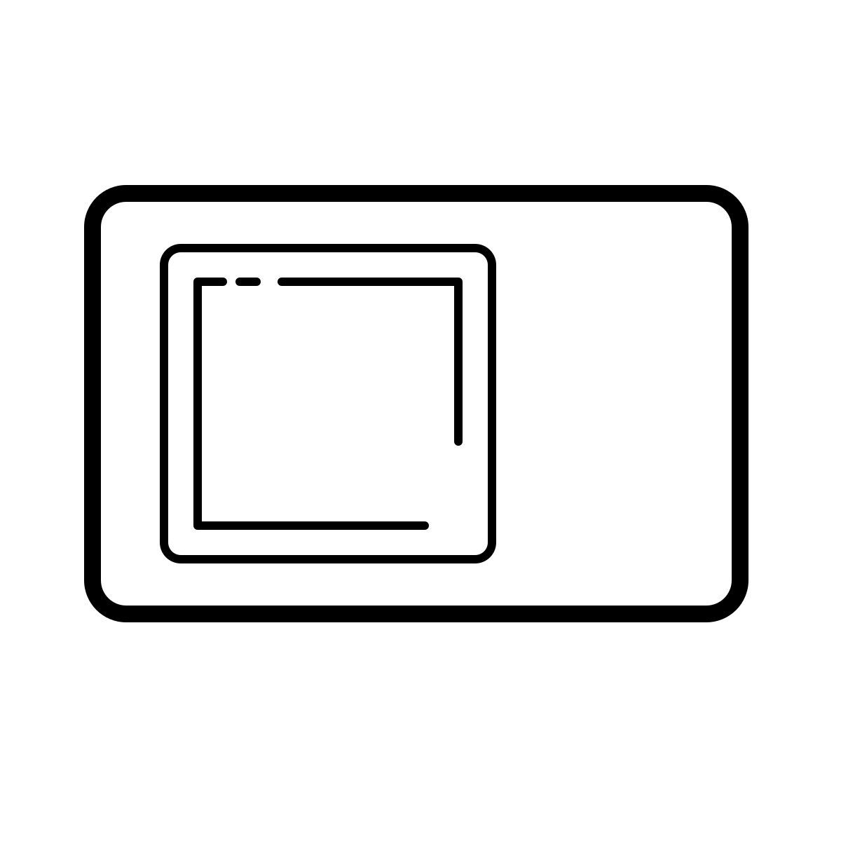 outline hand drawn style 떨어져서 icon