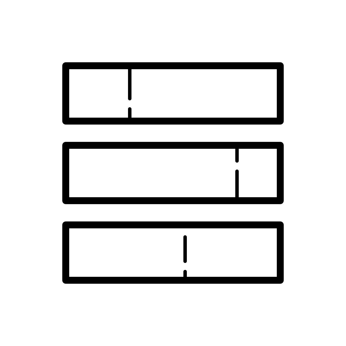 outline hand drawn style 任务 icon