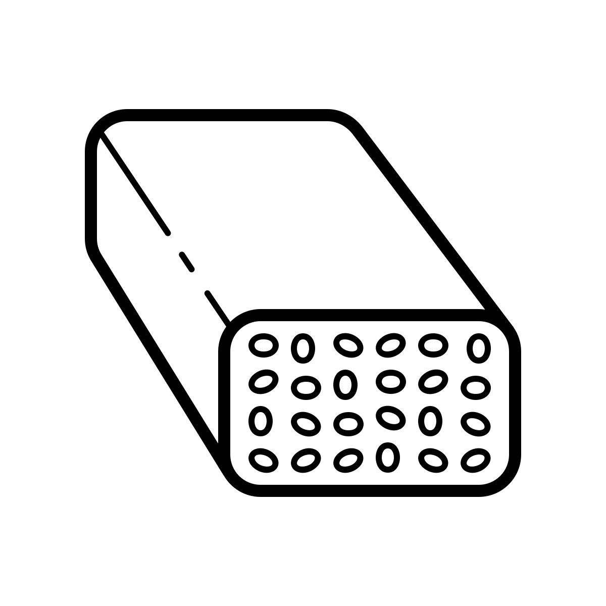 outline hand drawn style 丹贝 icon