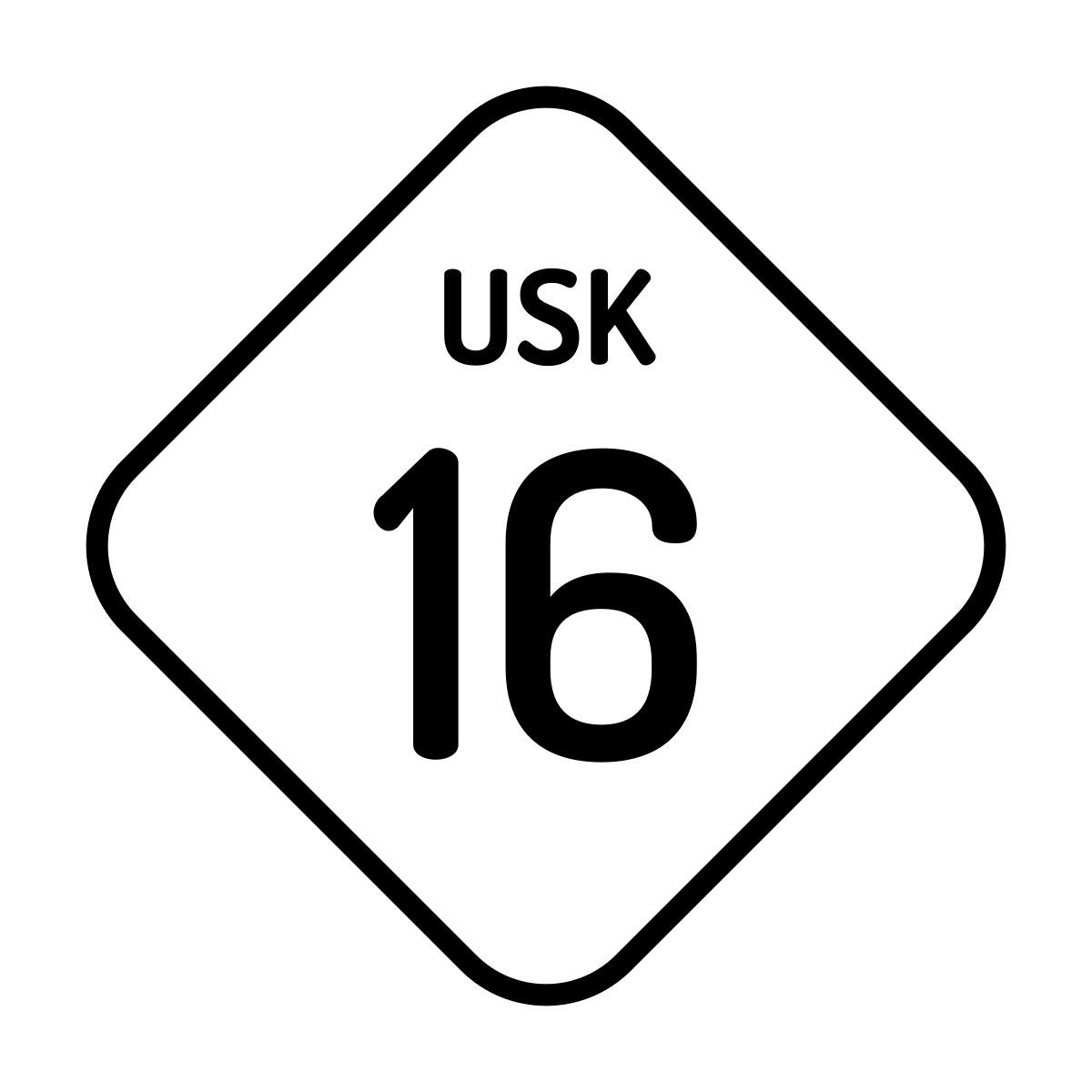 outline hand drawn style usc 16 icon