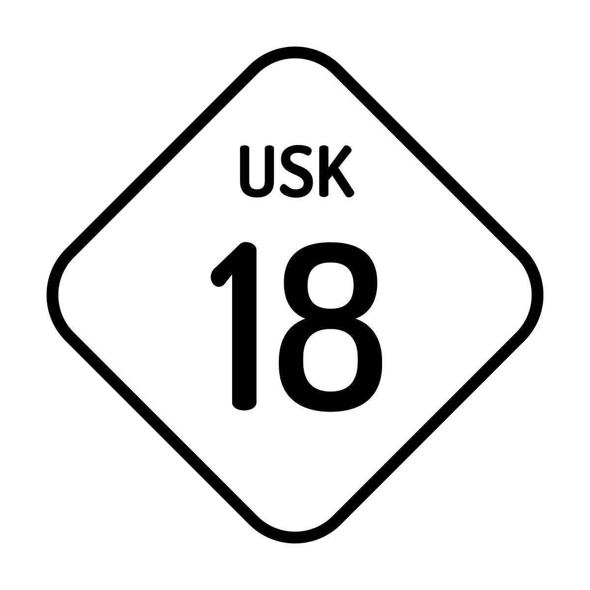 outline hand drawn style usc 18 icon