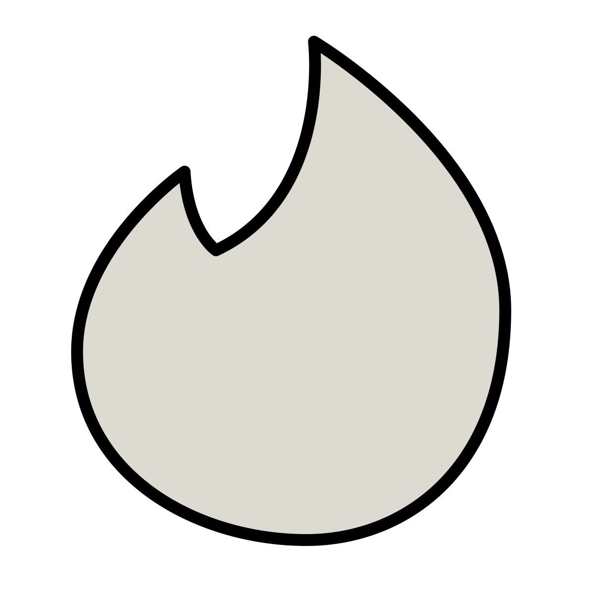 claude hand drawn style ティンダー icon