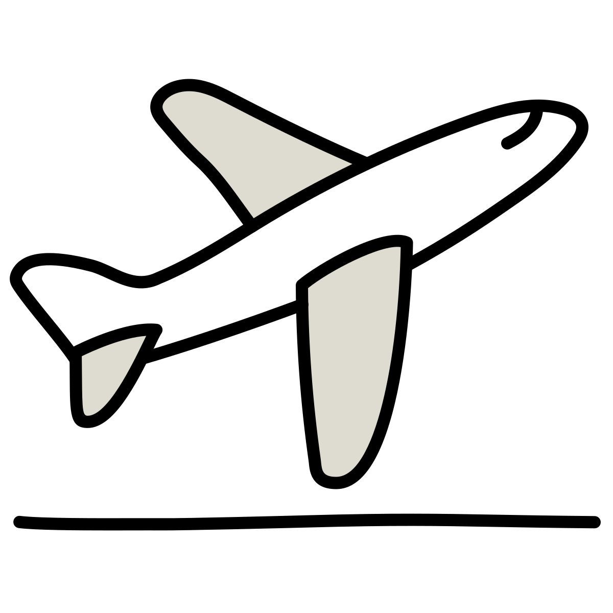 claude hand drawn style despegue icon
