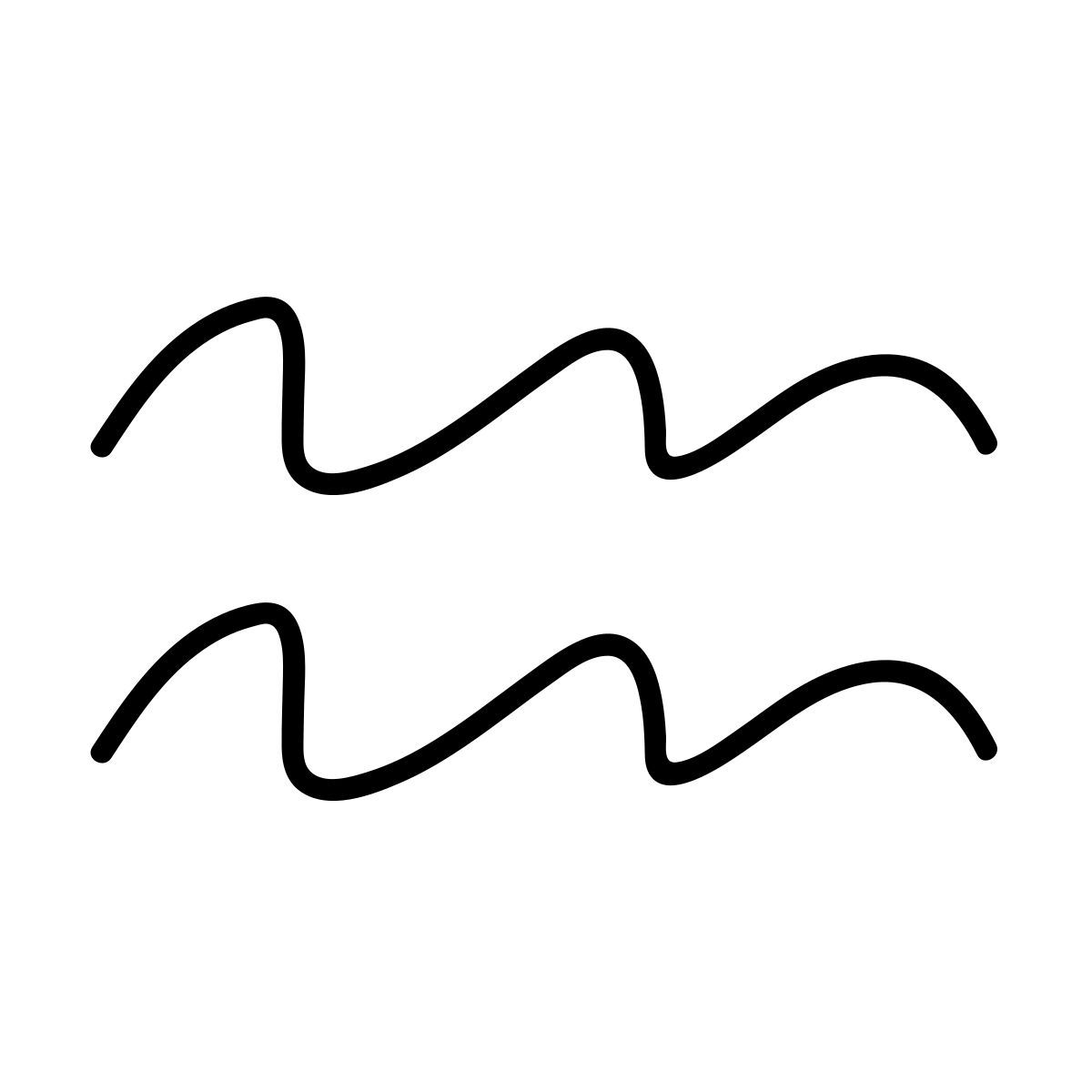 claude hand drawn style verseau icon