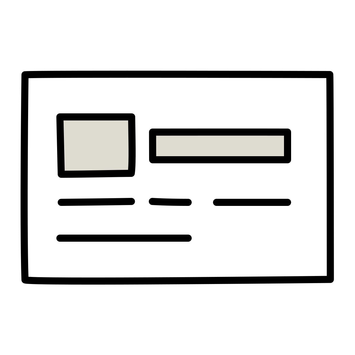 claude hand drawn style 銀行カード表面 icon