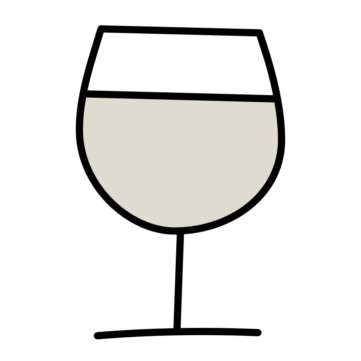 claude hand drawn style bar icon