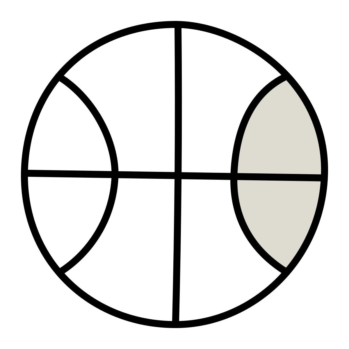 icône basketball claude hand drawn style