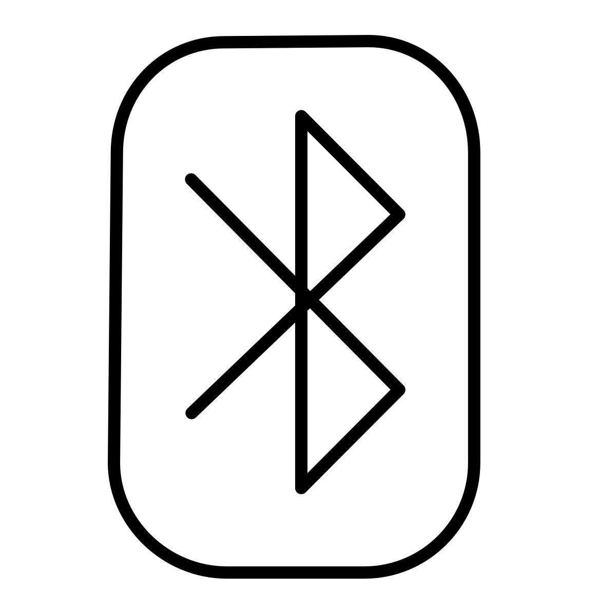 claude hand drawn Stil bluetooth 2 Icon