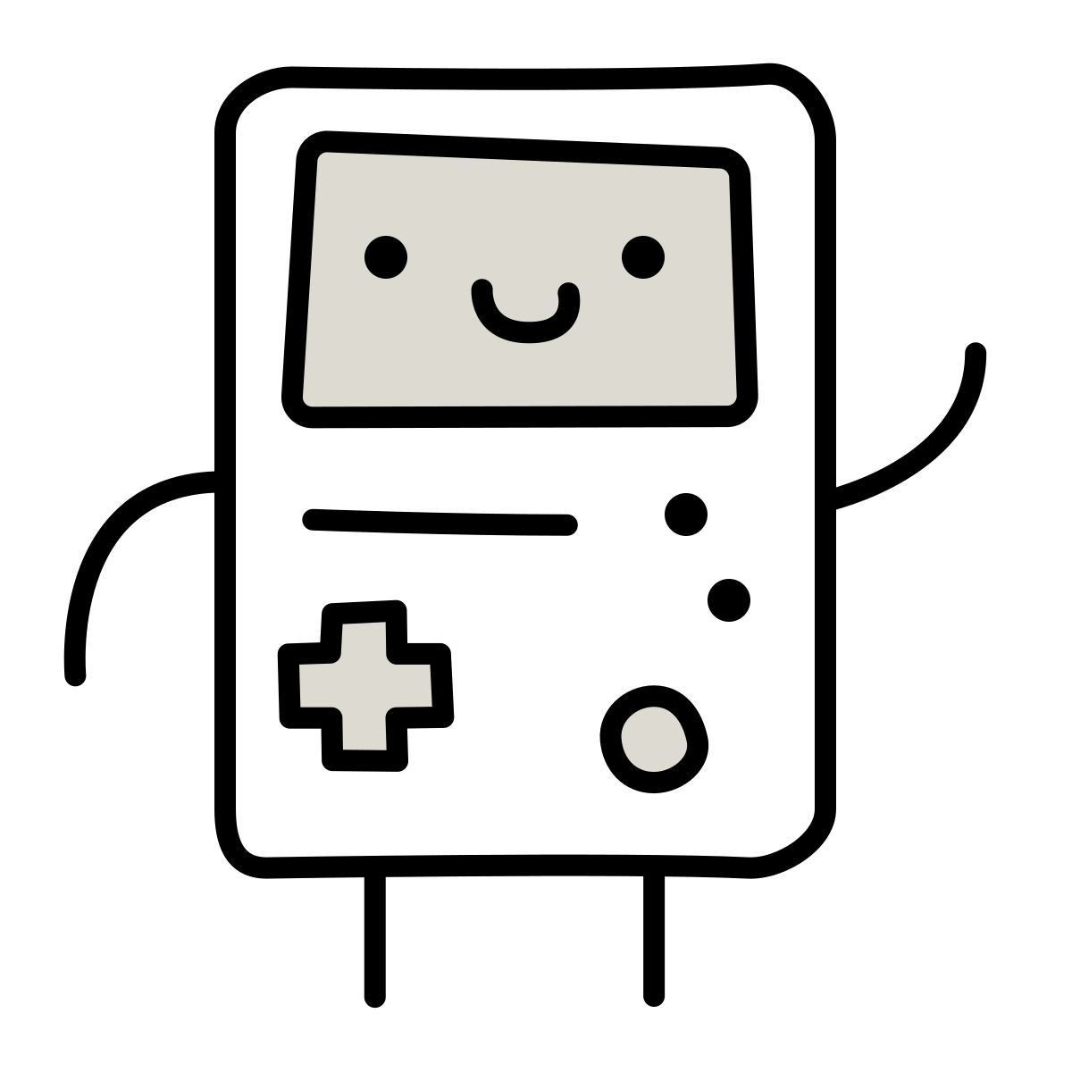 claude hand drawn style bmo icon