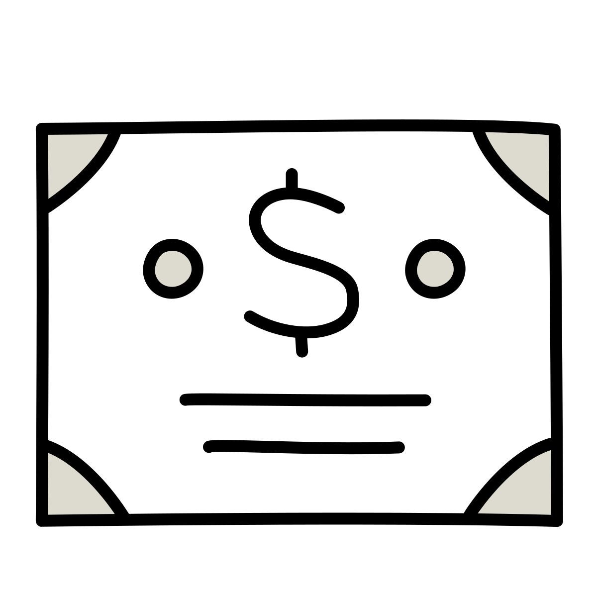 icono bonds claude hand drawn estilo