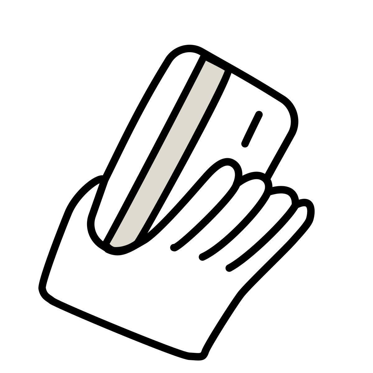 claude hand drawn style karte verwenden icon