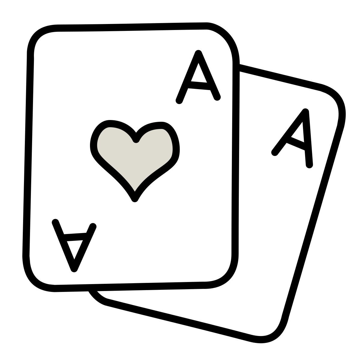 icona cards claude hand drawn stile