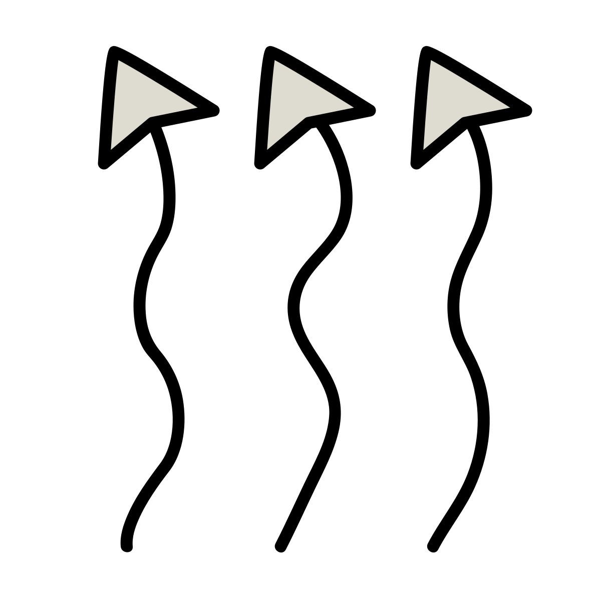 icono calefacción central claude hand drawn estilo
