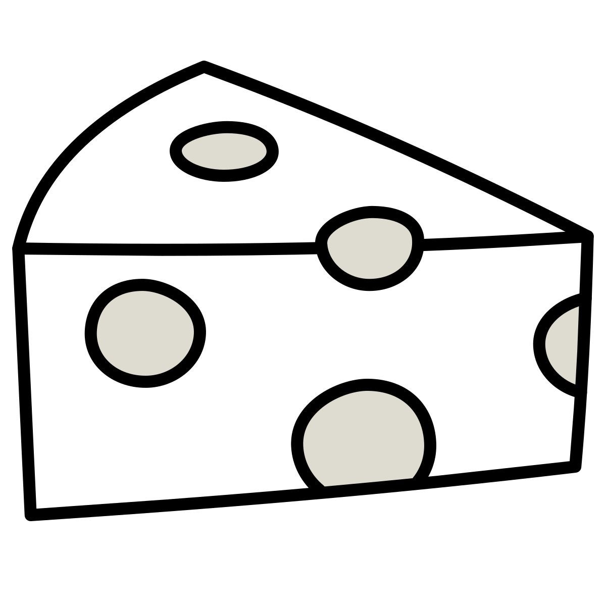 claude hand drawn style queso icon