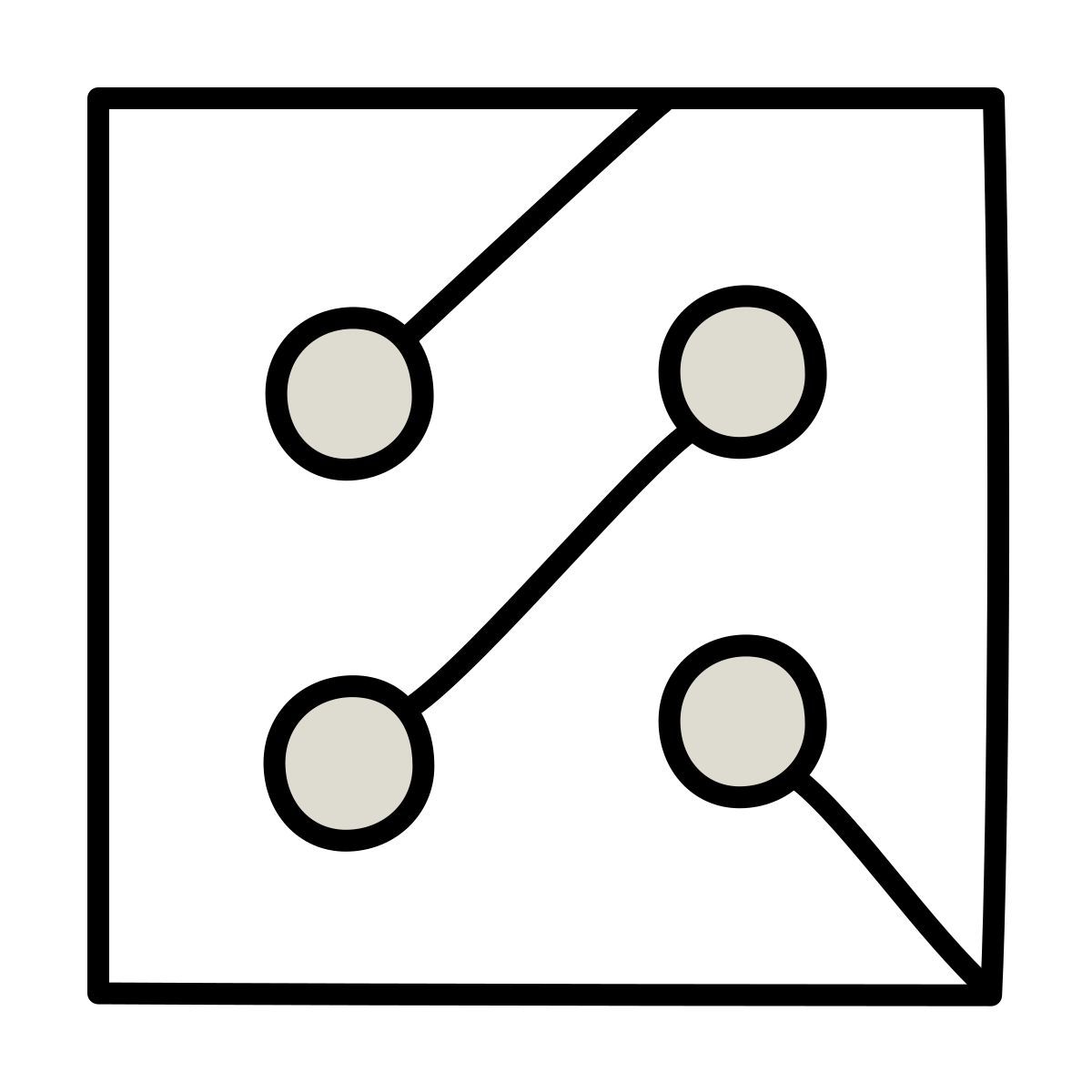claude hand drawn style circuit icon
