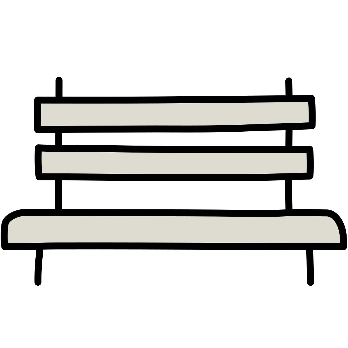 claude hand drawn Stil stadtbank Icon