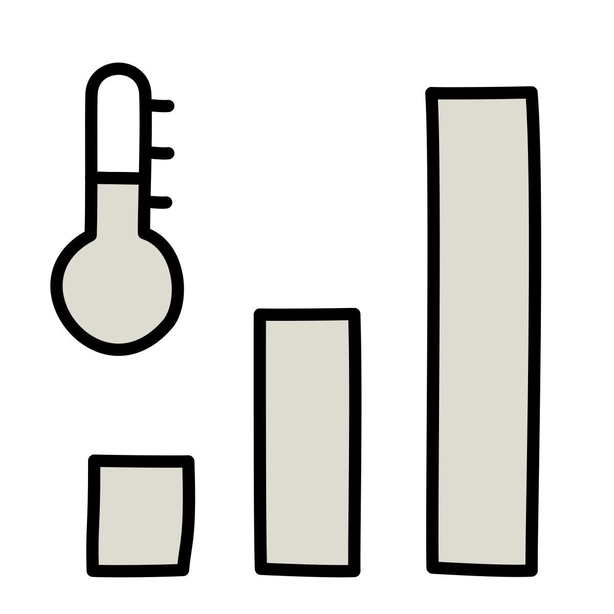 icon das alterações climáticas claude hand drawn estilo