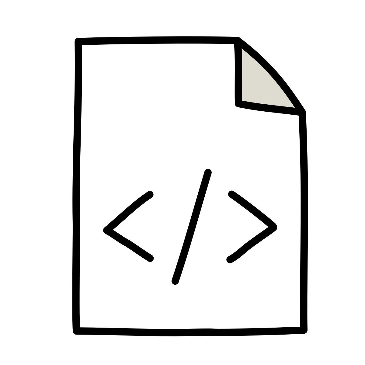 claude hand drawn style codedatei icon