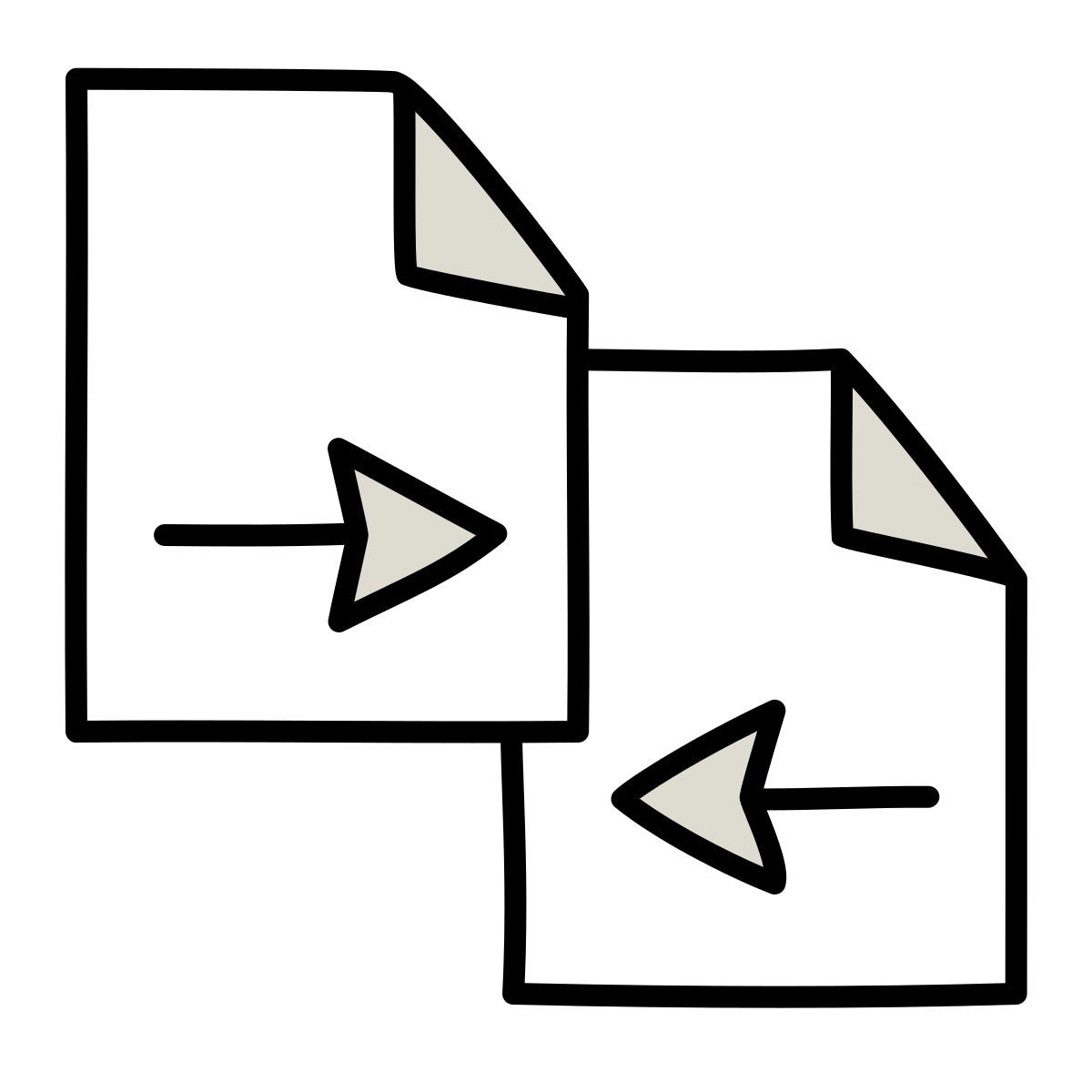 claude hand drawn style comparer icon