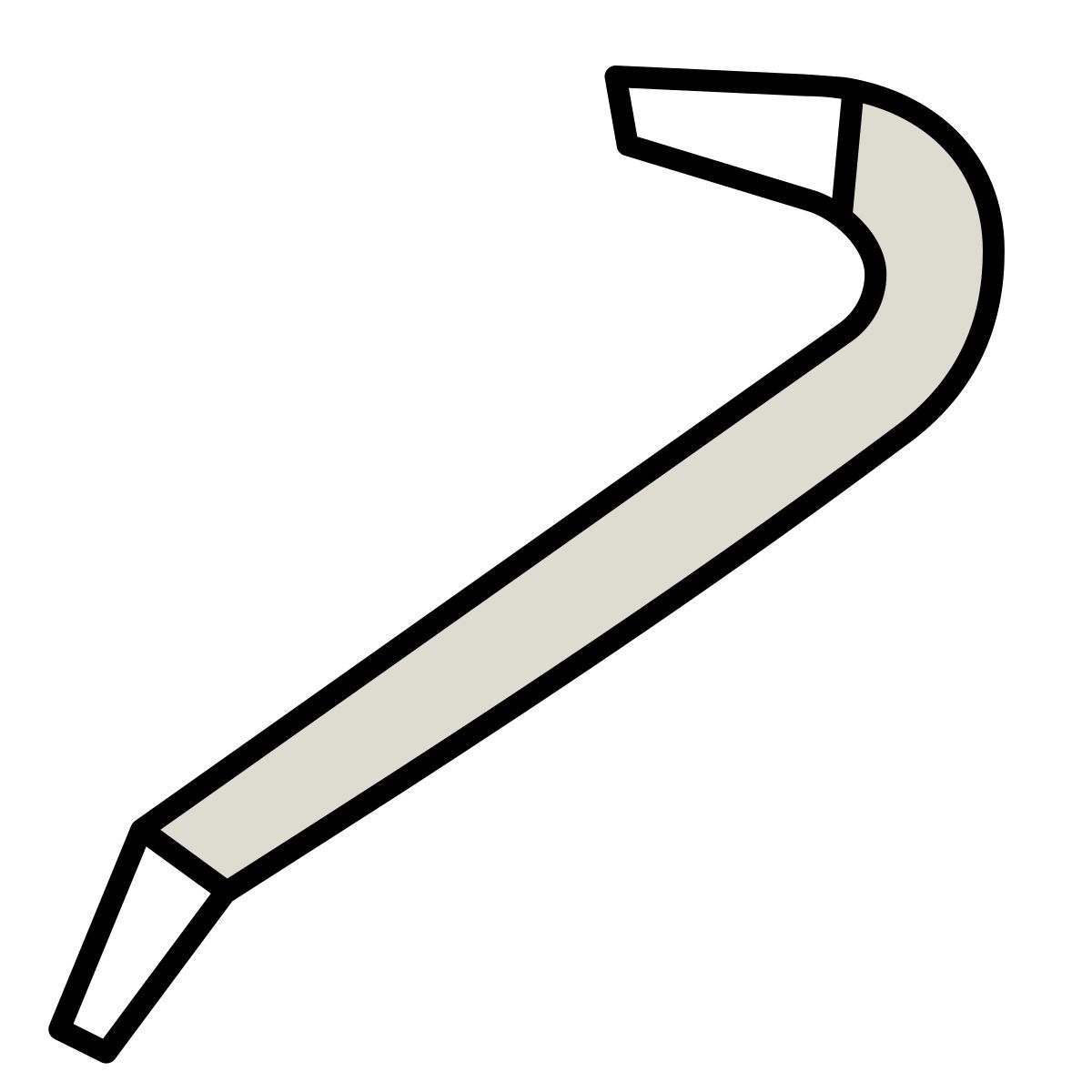 claude hand drawn 风格 杠杆 图标