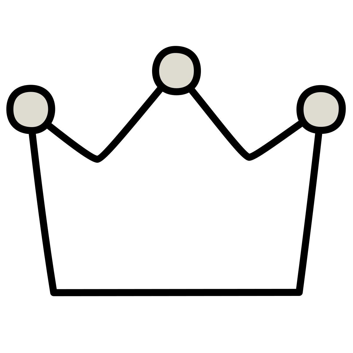 claude hand drawn style coroa icon