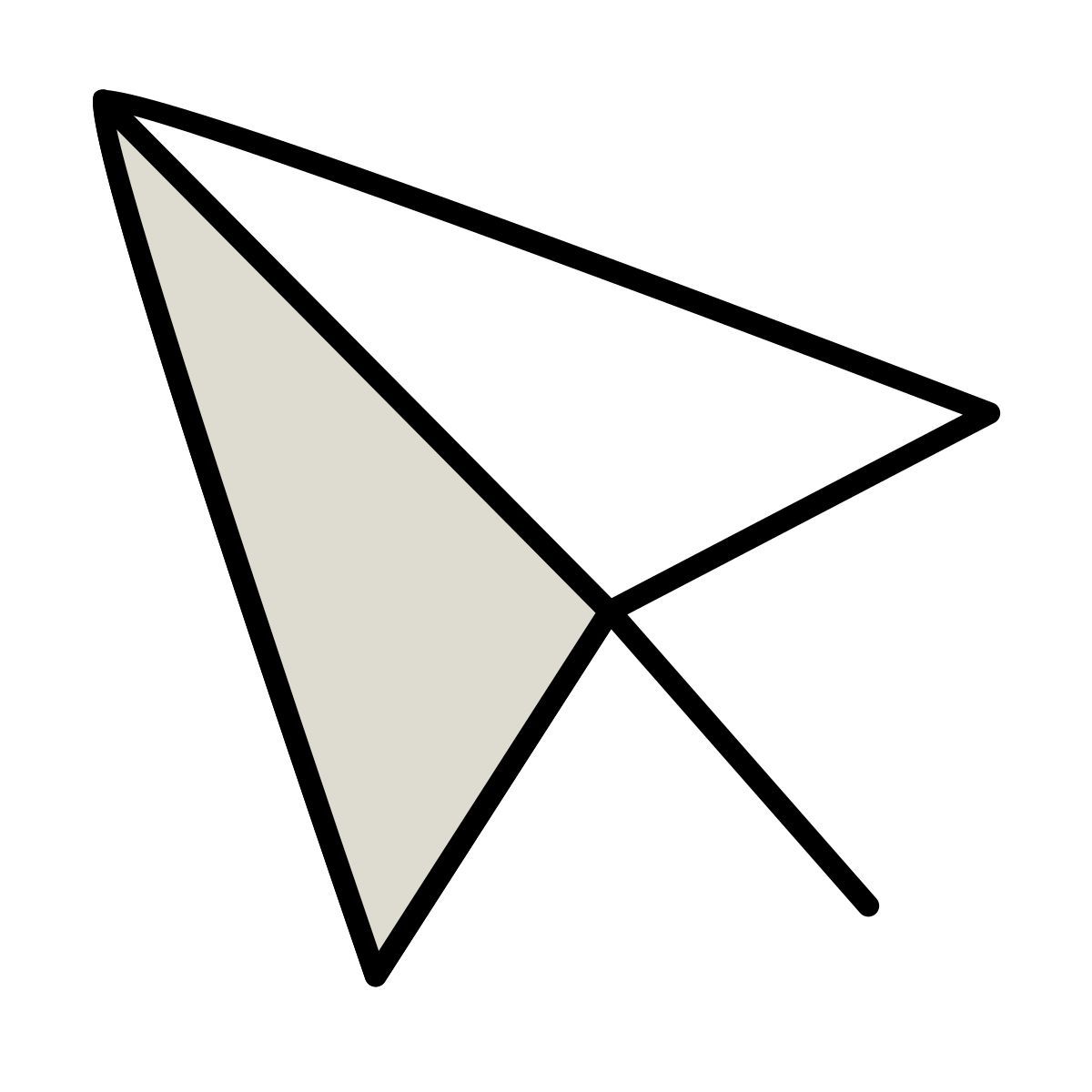 claude hand drawn style cursor icon