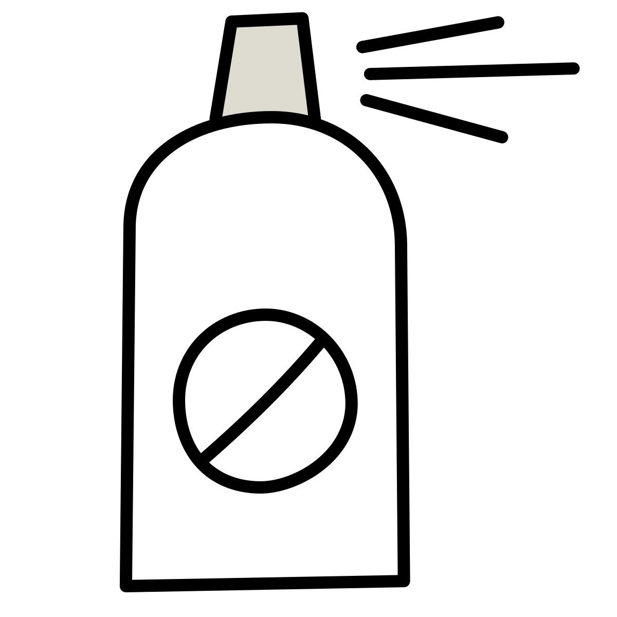 icona spray mortale claude hand drawn stile