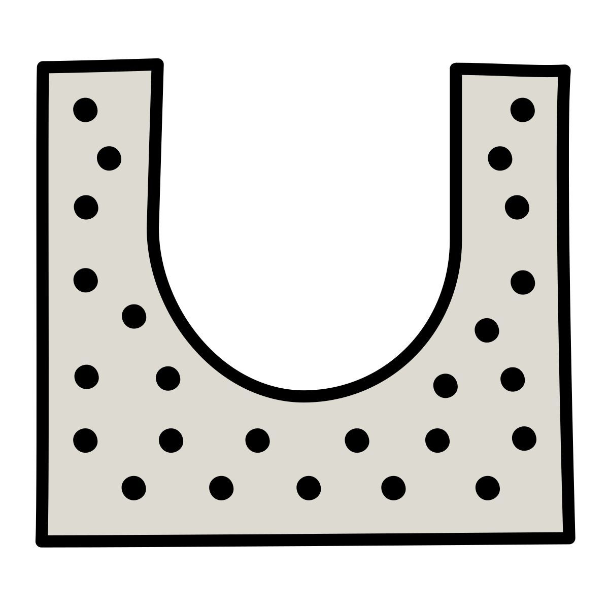 icono zanja claude hand drawn estilo