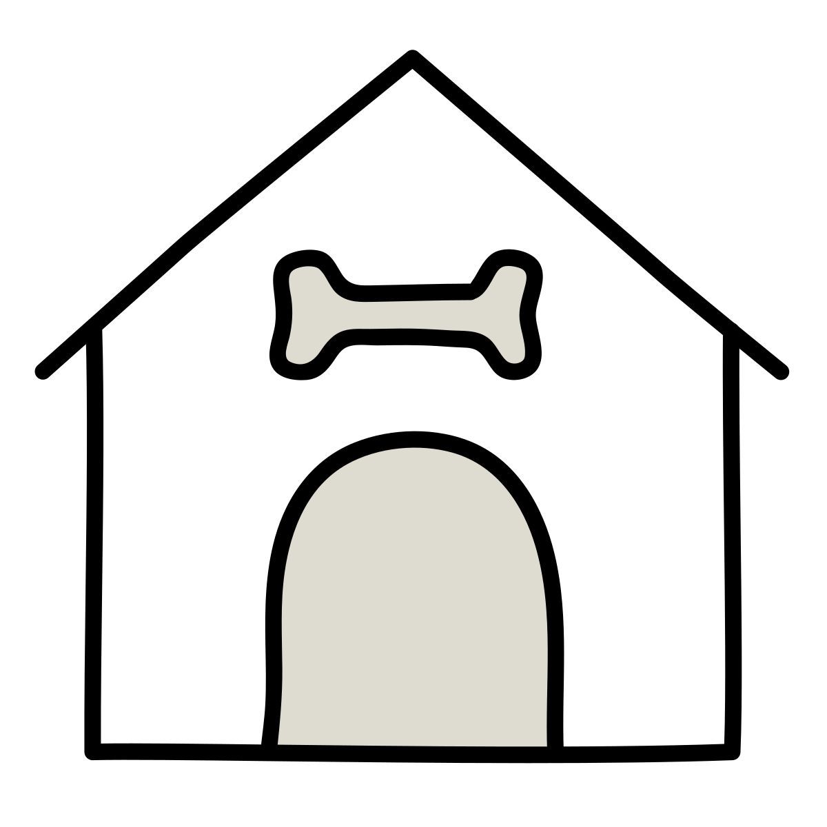 claude hand drawn style 狗屋 icon