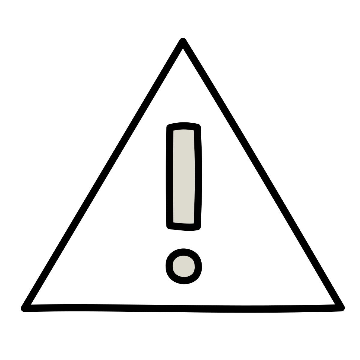 claude hand drawn style error icon
