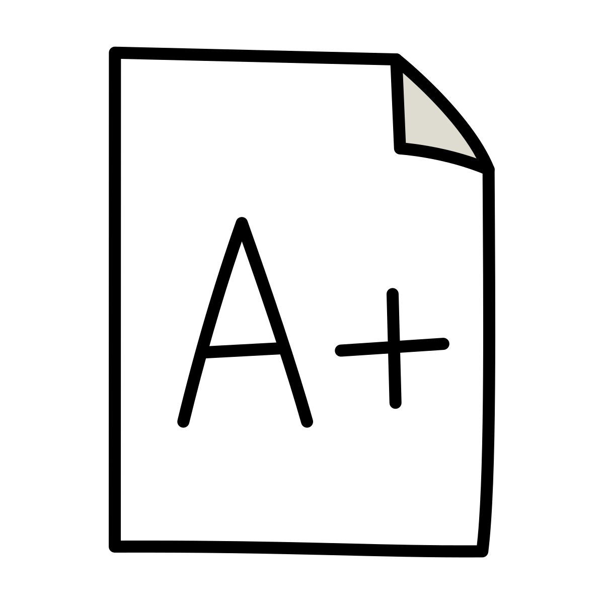claude hand drawn Stil prüfung Icon