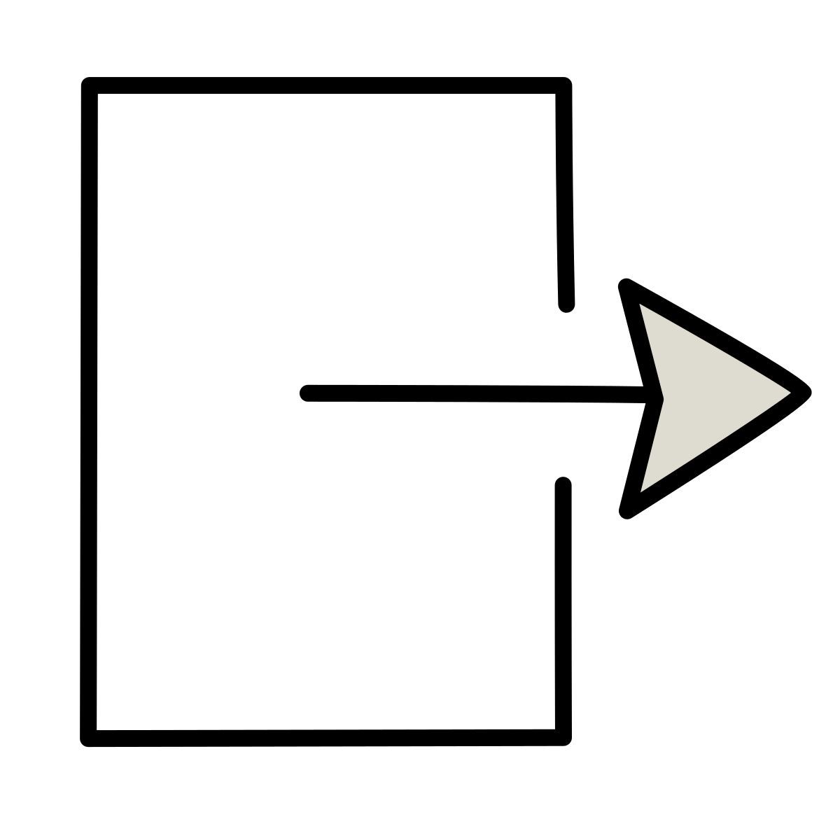 claude hand drawn style exporter icon