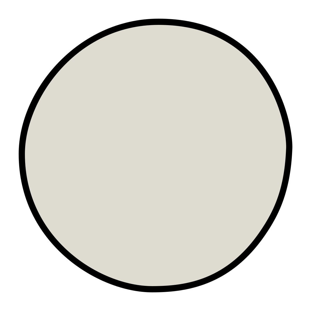 claude hand drawn style filled circle icon