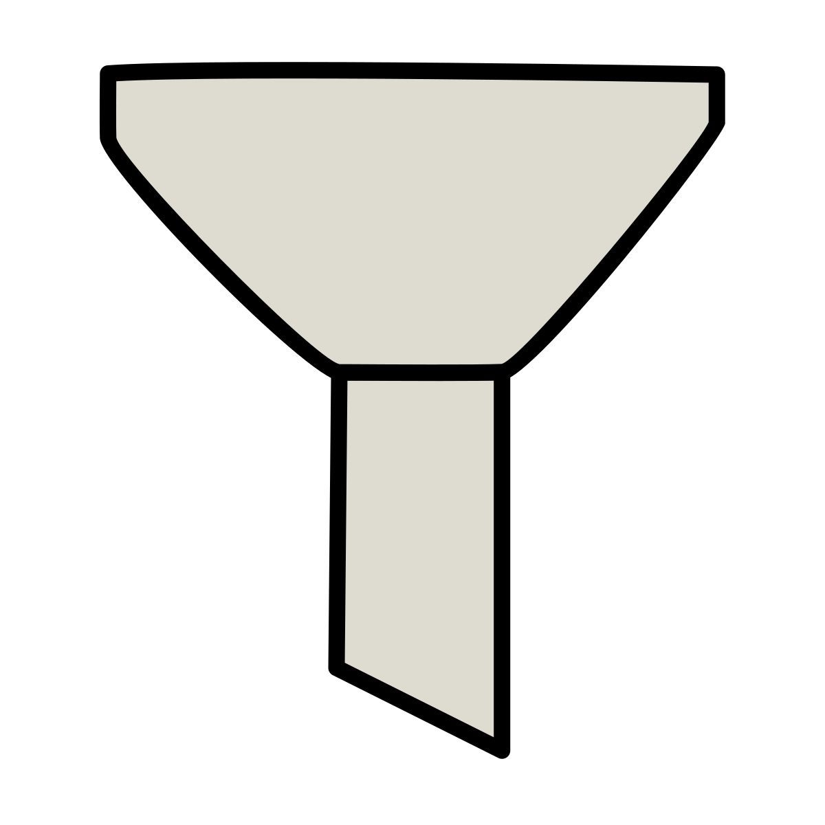 claude hand drawn Stil gefüllter filter Icon