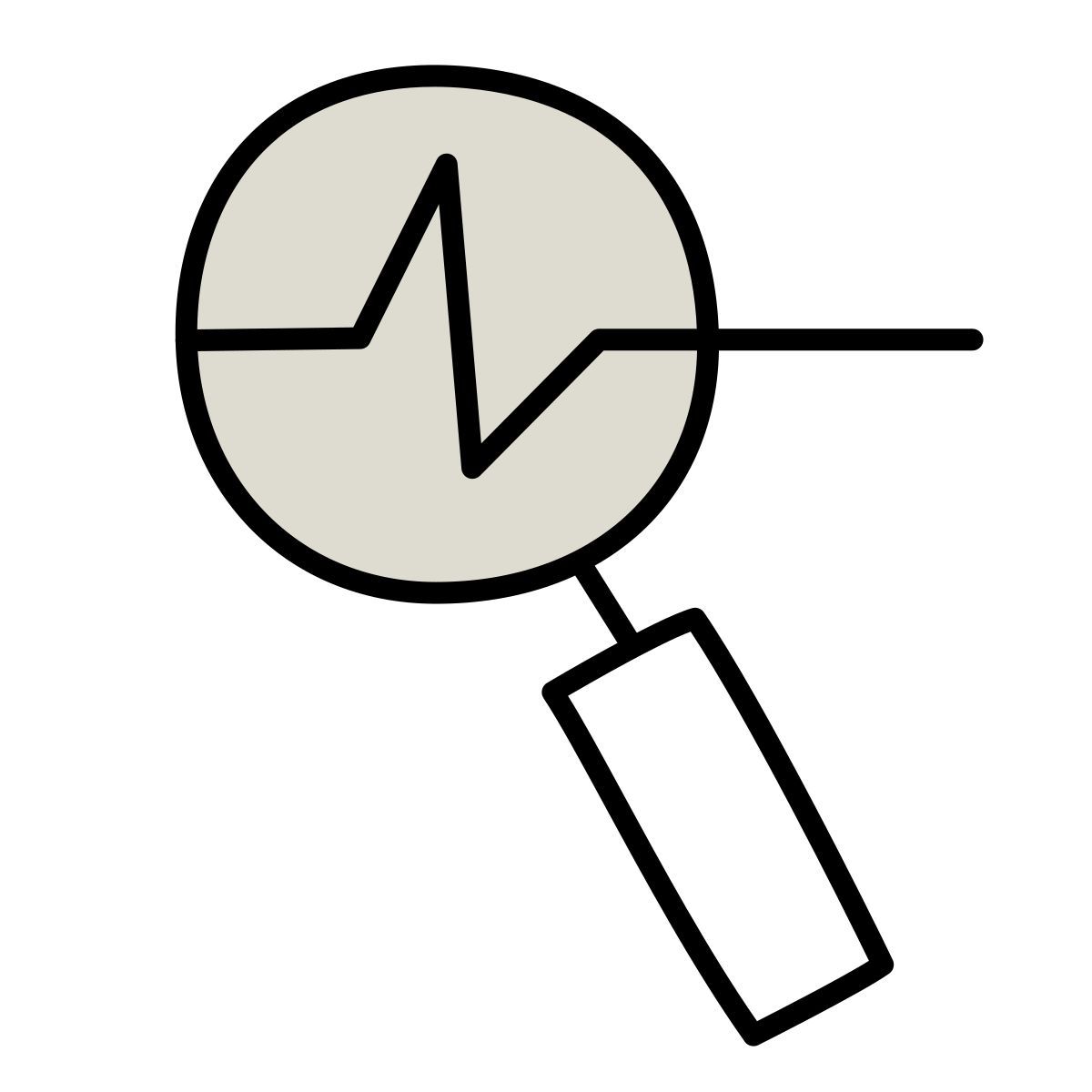 claude hand drawn Stil datenanalyse Icon