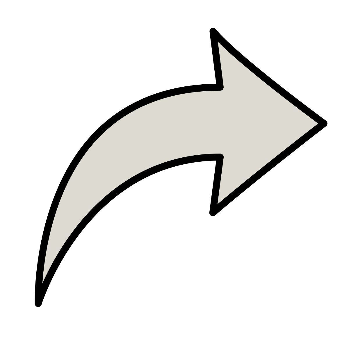 claude hand drawn style forward arrow icon