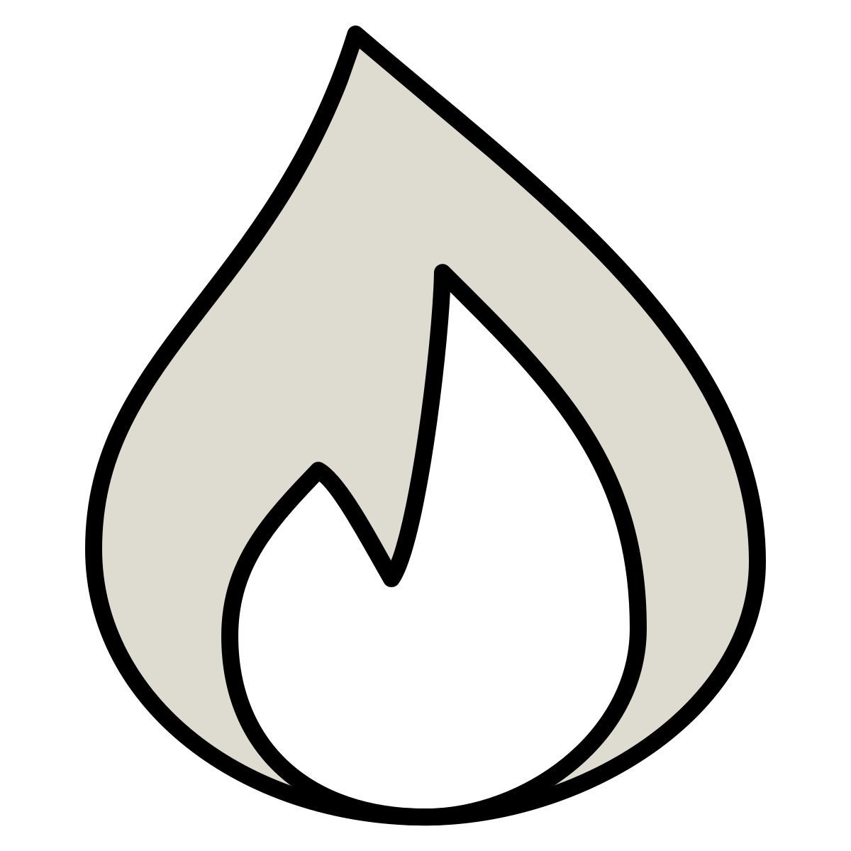 icono gas claude hand drawn estilo