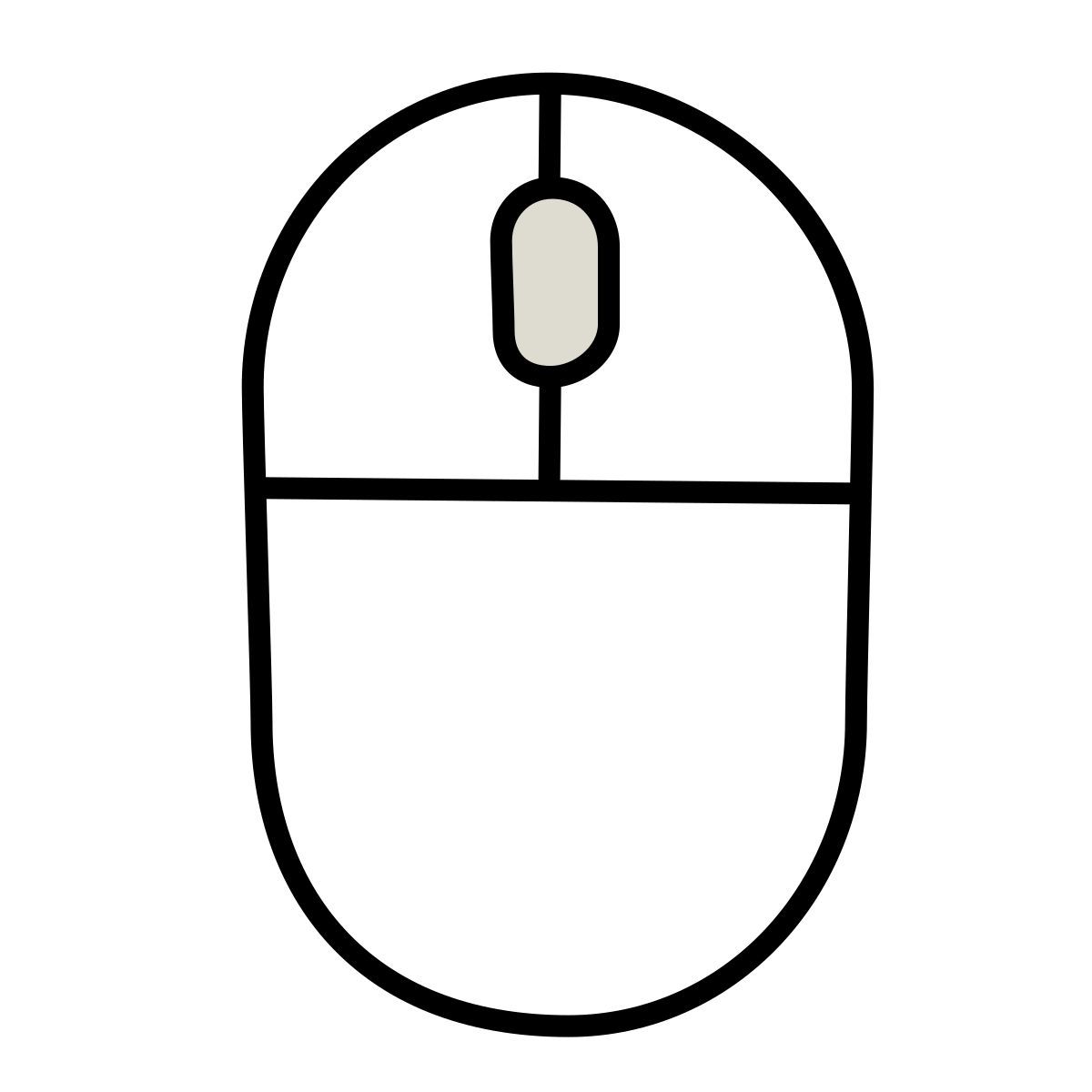 claude hand drawn 风格 通用鼠标 图标