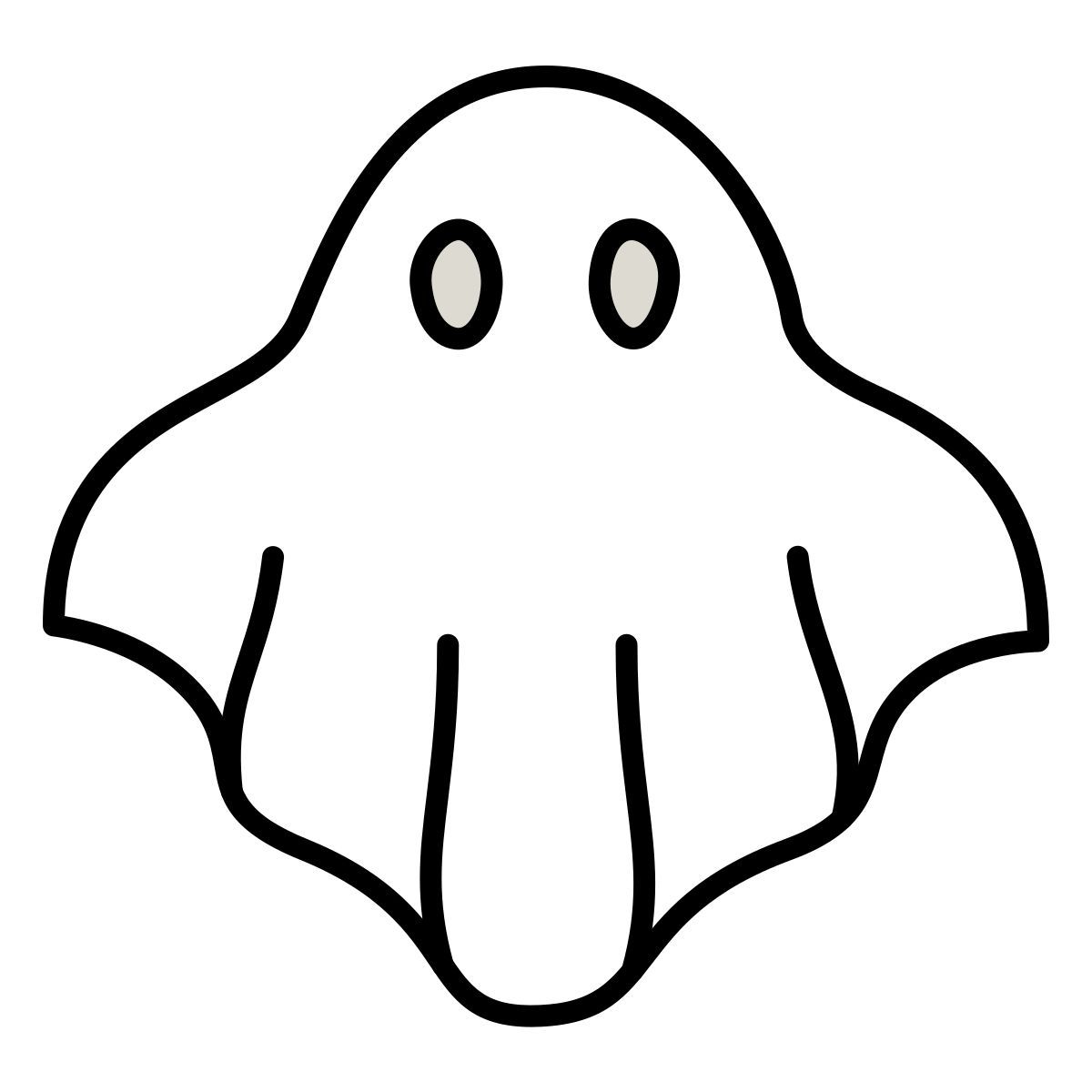 claude hand drawn style fantasma icon
