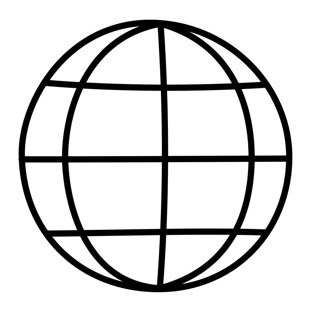 claude hand drawn style globo icon